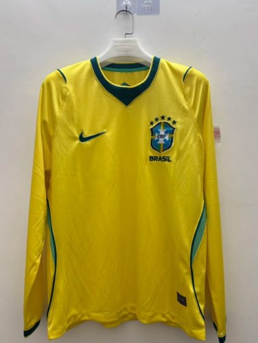 Brazil 2026 World Cup Home Long Sleeve Man Jersey