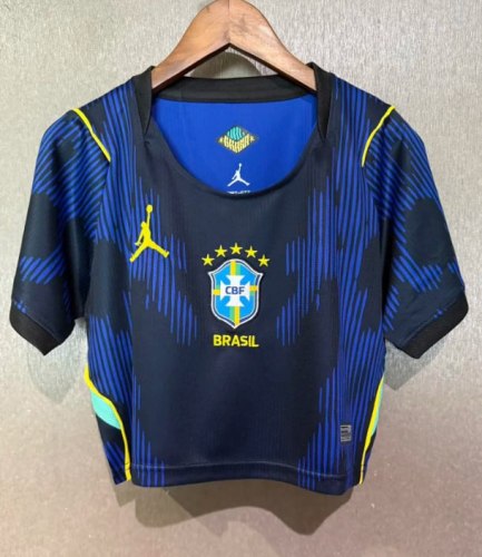 Brazil 2026 World Cup Away Women Cropped Jersey