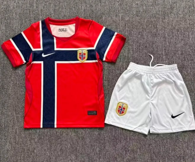 Norway Women's Team Euro 2025 Home Kids Suit