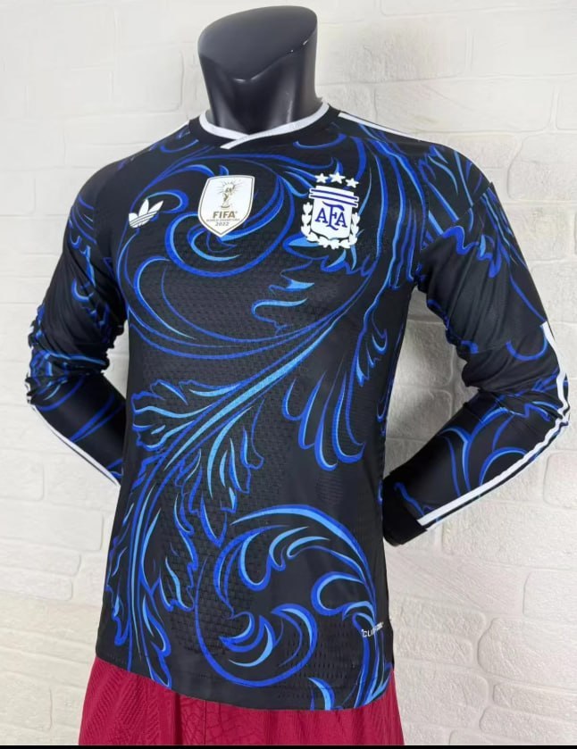 Argentina 2026 World Cup Away Player Long Sleeve Men Jersey