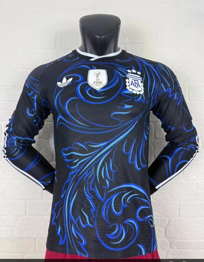 Argentina 2026 World Cup Away Player Long Sleeve Men Jersey