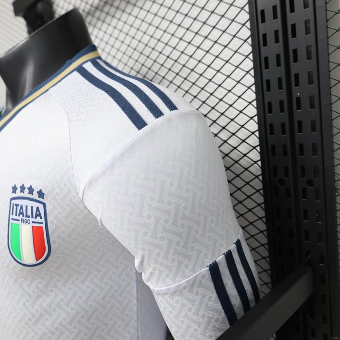 Italy 2026 World Cup Away Player Long Sleeve Men Jersey