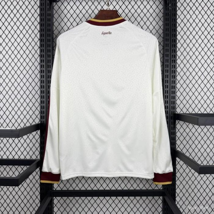 Spain 2026 World Cup Away Long Sleeve Man Jersey