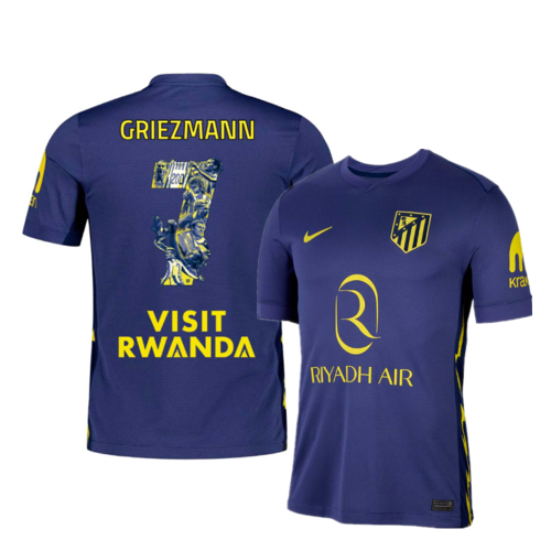 Atletico Madrid Away GRIEZMANN Special Edition Man Jersey 25/26