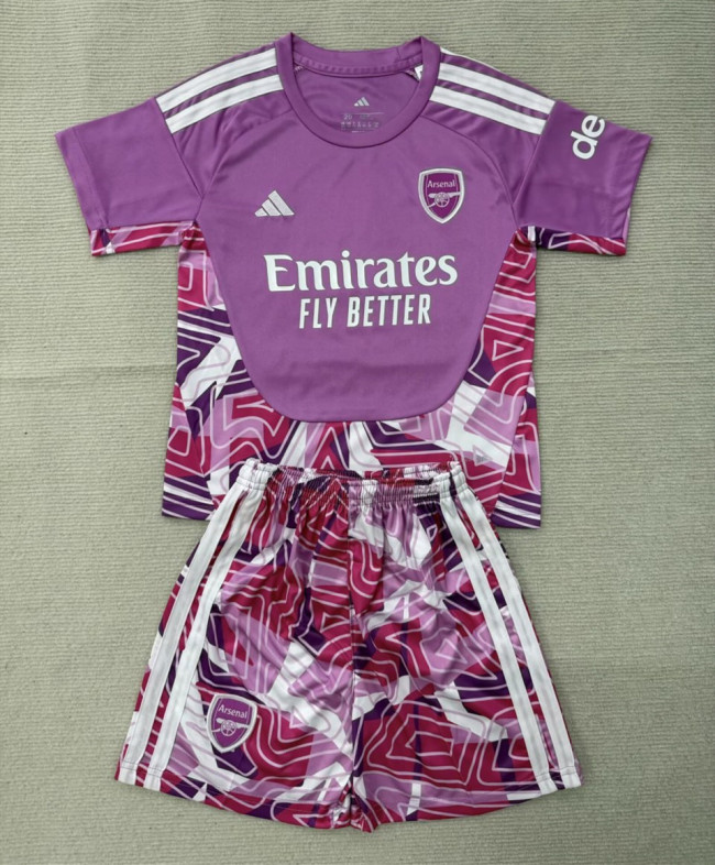 Arsenal Purple Goalkeeper Men Jersey Suit 26/27