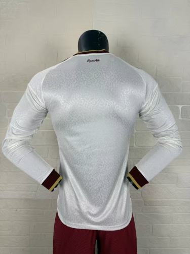 Spain 2026 World Cup Away Long Sleeve Player Man Jersey(2 stars)