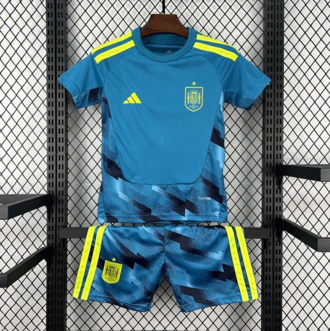 Spain 2026 World Cup Goalkeeper Kids Suit