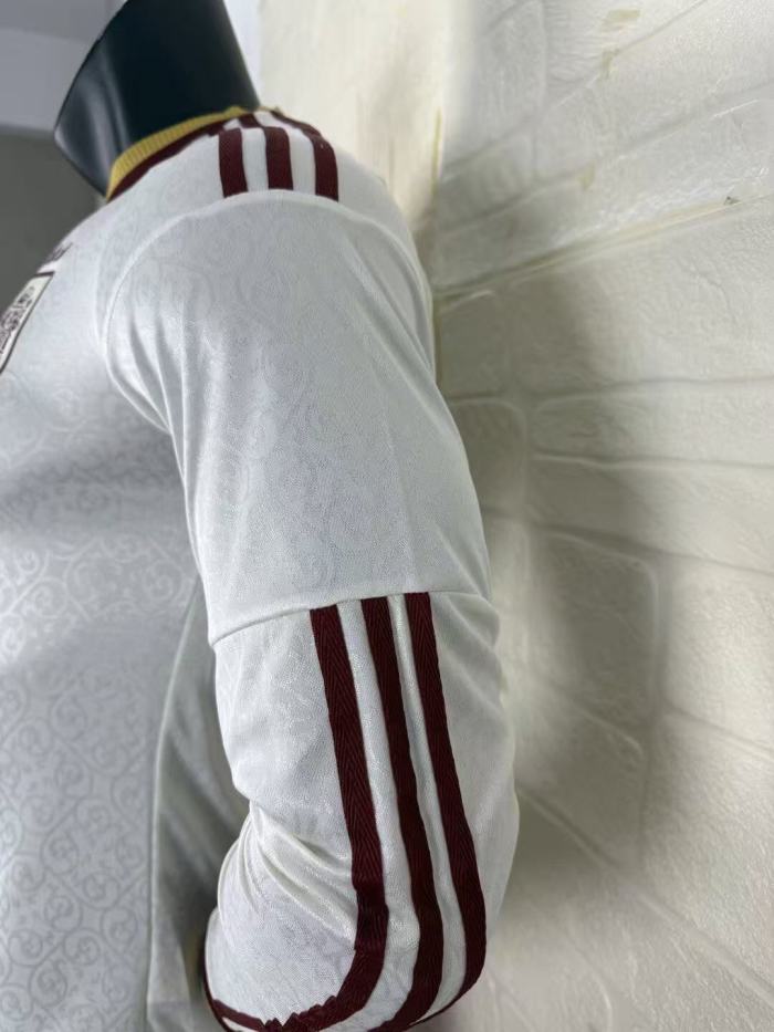 Spain 2026 World Cup Away Long Sleeve Player Man Jersey(2 stars)