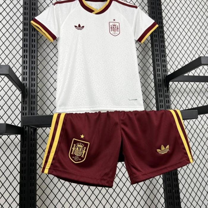 Spain 2026 World Cup Away Kids Suit