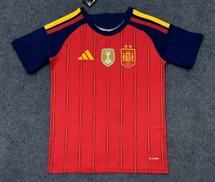 Spain 2026 World Cup Champions 26 Home Man Jersey (2 stars)