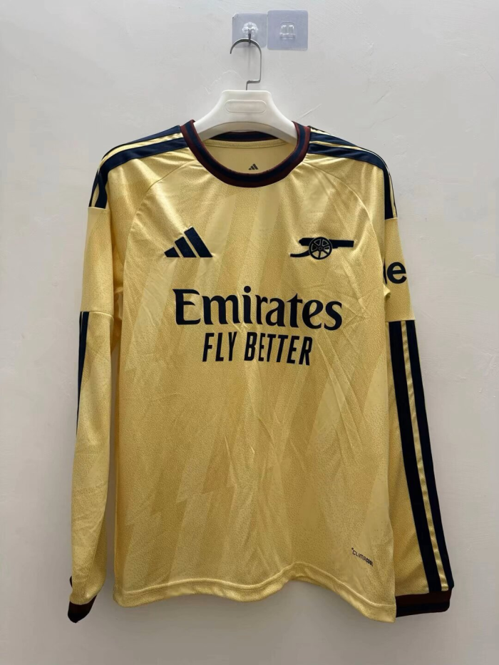 Arsenal Third Champions Men Long Sleeve Jersey 26/27