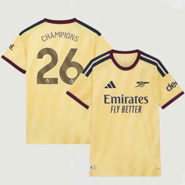 Arsenal Third Champions Player Men Jersey 26/27