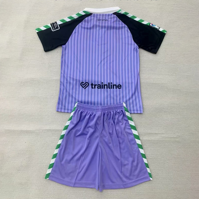 Real Betis Retro Goalkeeper Purple Men Jersey Suit 25/26