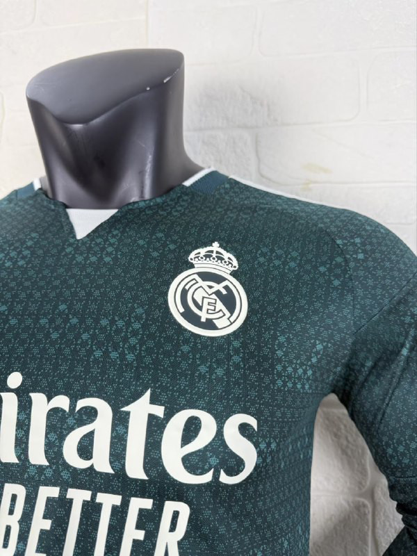 Real Madrid Away Player Long Sleeve Men Jersey 26/27