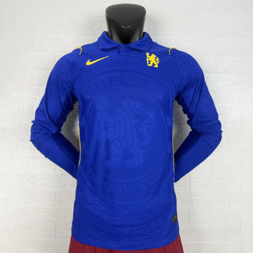 Chelsea Home Player Long Sleeve Men Jersey 26/27