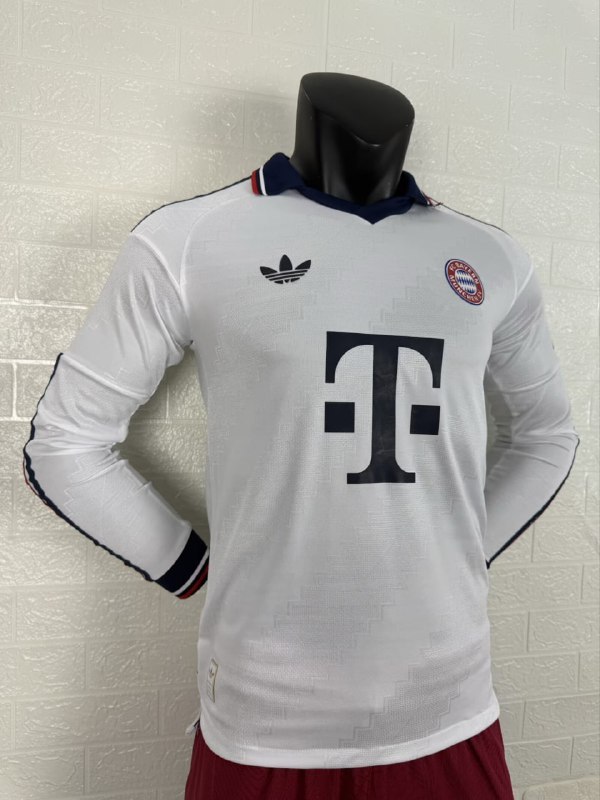 Bayern Munich Away Player Long Sleeve Man Jersey 26/27