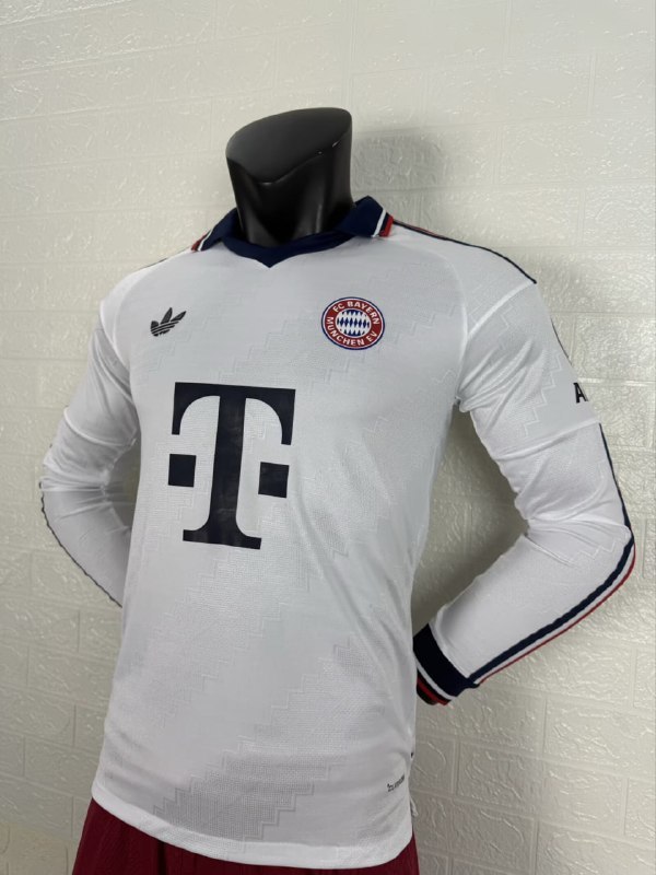 Bayern Munich Away Player Long Sleeve Man Jersey 26/27