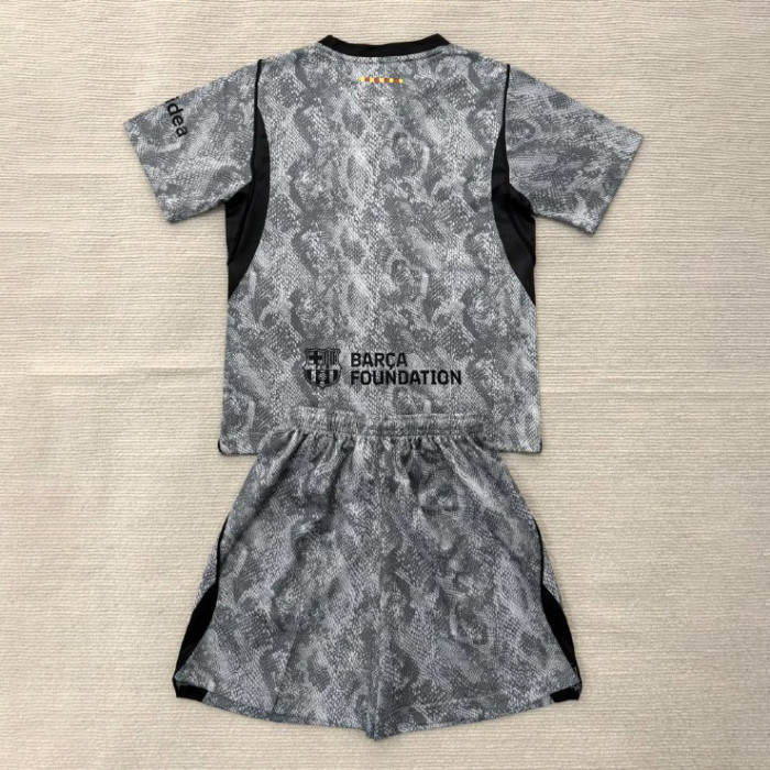Barcelona Grey Goalkeeper Men Jersey Suit 26/27