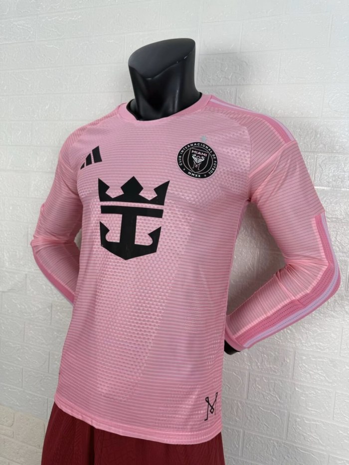 Inter Miami Home Player Long Sleeve Man Jersey 26/27