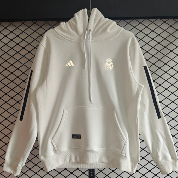 Real Madrid Hoodie Sweatshirt Training Jersey 26/27 (Multiple colors)