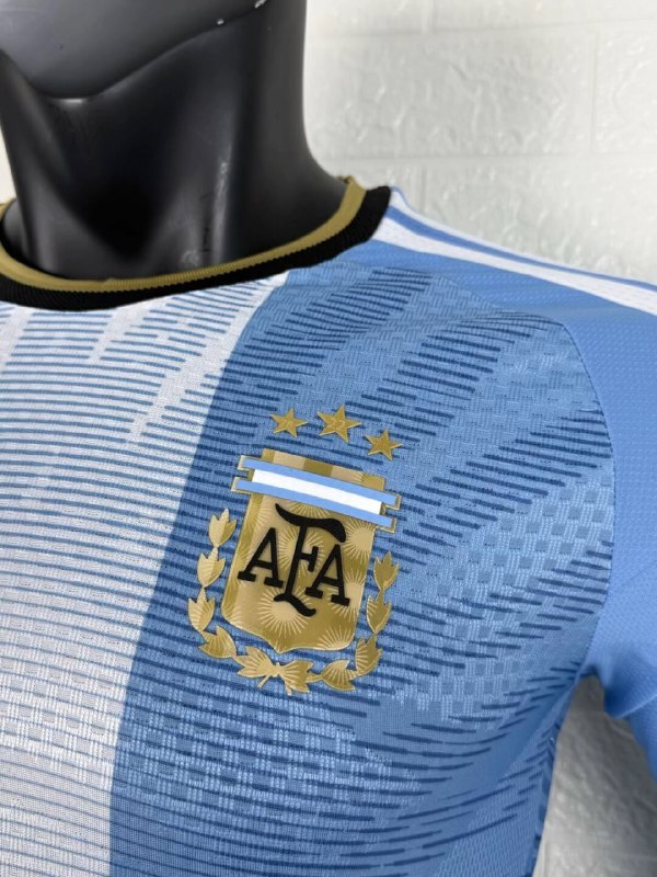 Argentina 2026 Messi Tribute Player Long Sleeve Men Jersey