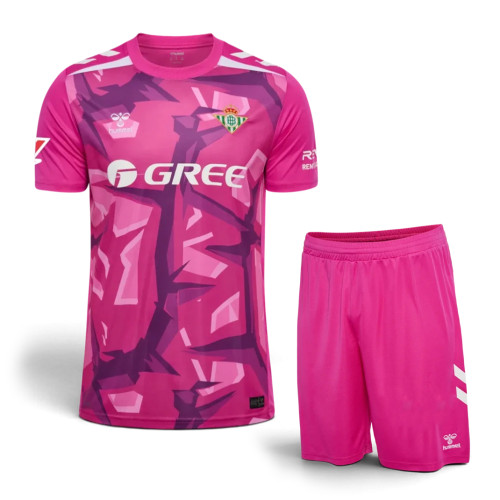 Real Betis Pink Goalkeeper Men Jersey Suit 26/27
