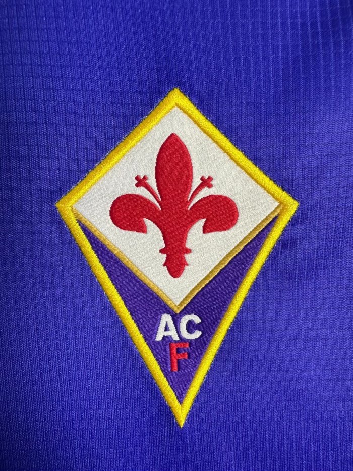 Fiorentina Home Long Sleeve Retro Jersey 98/99