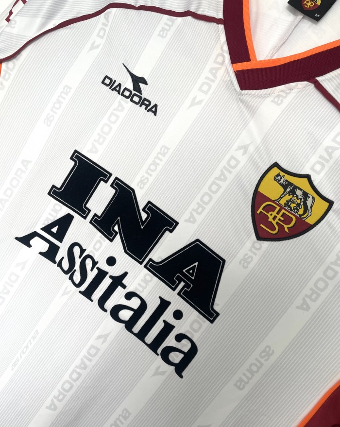 AS Roma Away Retro Long Sleeve Jersey 1999/00