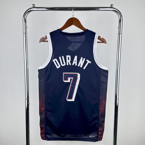 Kevin Durant Team  USA 2024 Swingman Away Jersey Blue