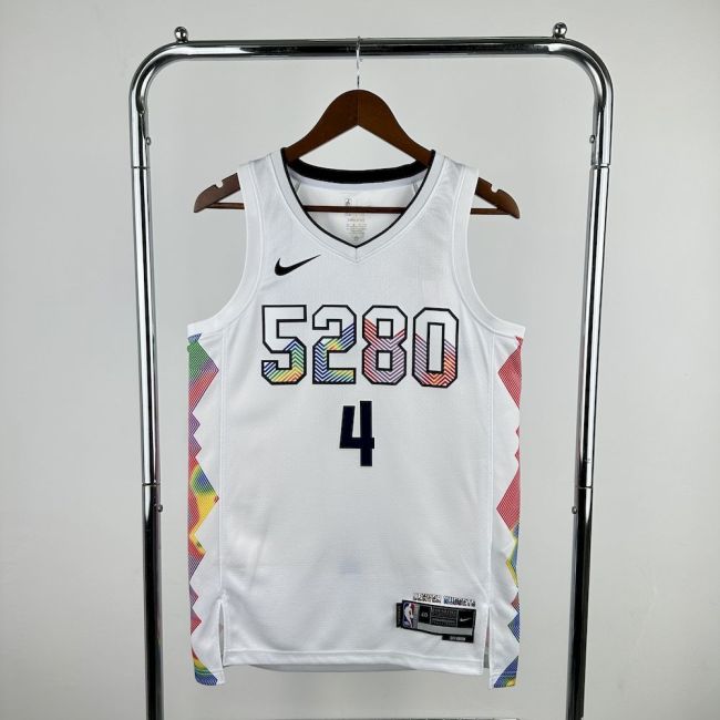 Russell Westbrook Denver Nuggets City Edition 2024/25 Swingman Jersey White