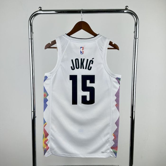 Nikola Jokić Denver Nuggets City Edition 2024/25 Swingman Jersey White