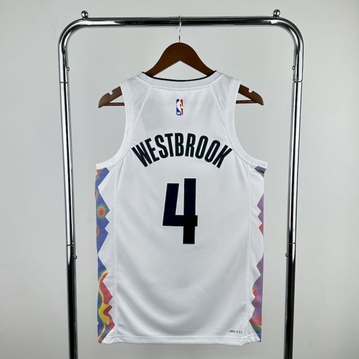 Russell Westbrook Denver Nuggets City Edition 2024/25 Swingman Jersey White