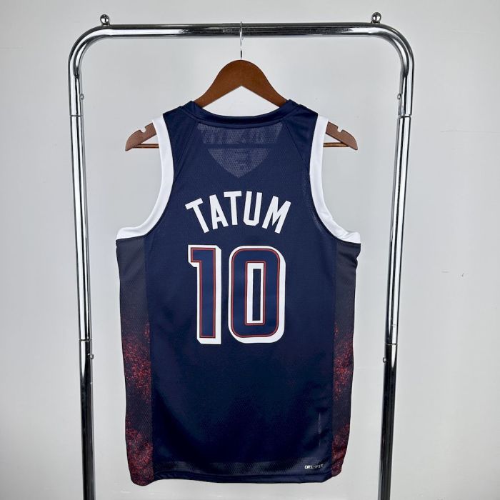 Jayson Tatum Team USA 2024 Swingman Away Jersey Blue