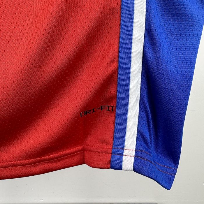 Paul George Philadelphia 76ers 2023/24 Statement Edition Swingman Jersey Red