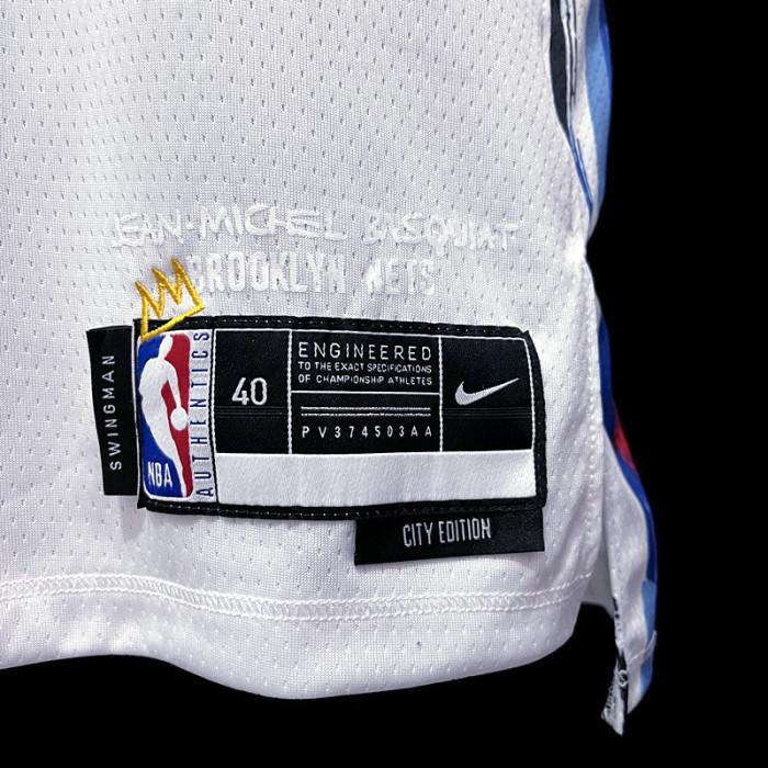 Kyrie Irving Brooklyn Nets City Edition Swingman Jersey White