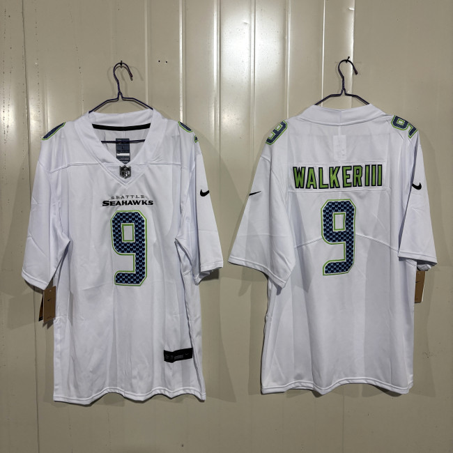 Seattle Seahawks Kenneth Walker III White Game Jersey - Gen 2