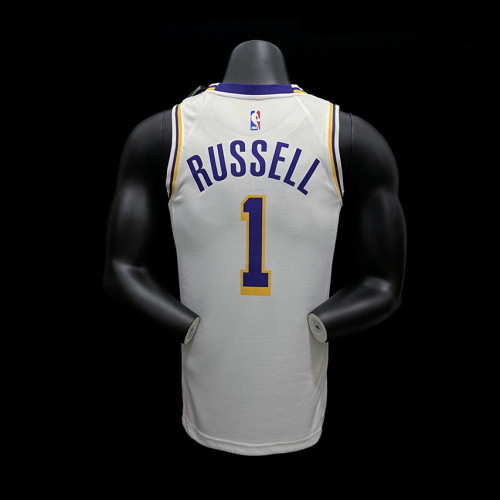 D'Angelo Russell  Los Angeles Lakers Association Edition Swingman Jersey White