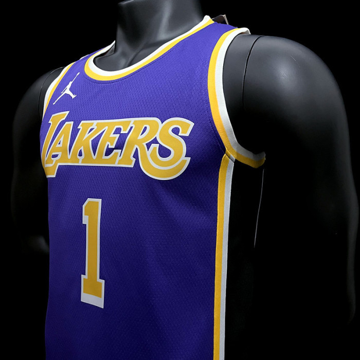 D'Angelo Russell  Los Angeles Lakers Statement Edition Swingman Jersey Purple