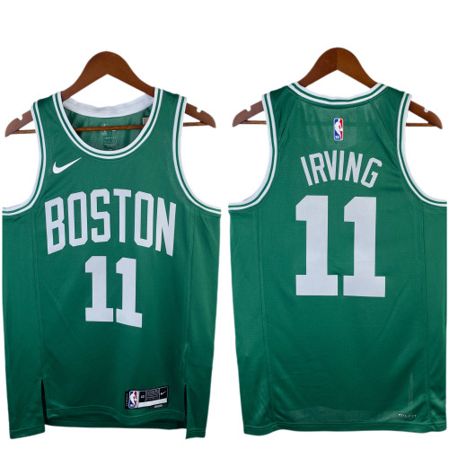 Kyrie Irving Boston Celtics Icon Edition Swingman away Jersey Green