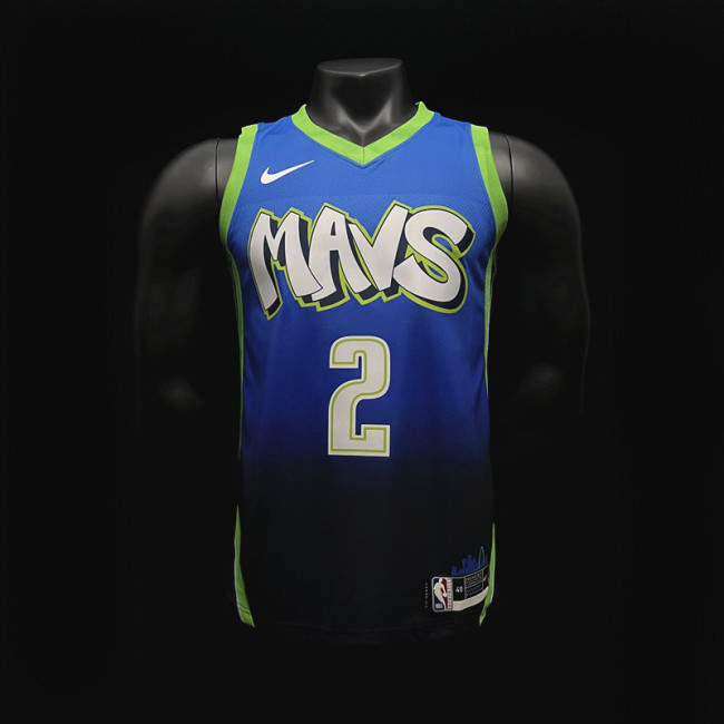 Kyrie Irving Dallas Mavericks City Edition Swingman Jersey Blue