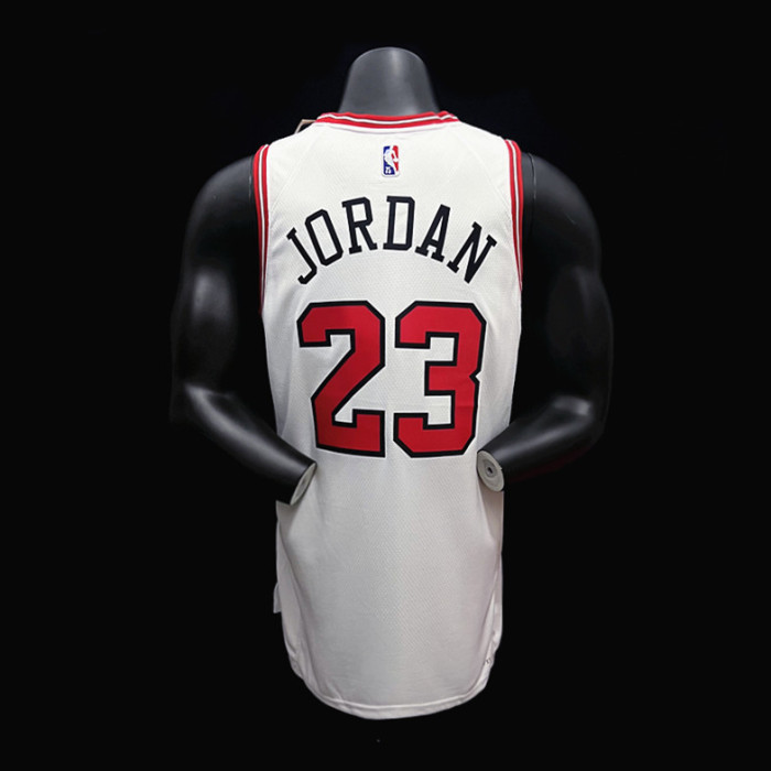 Michael Jordan Chicago Bulls Association Edition Swingman Jersey White