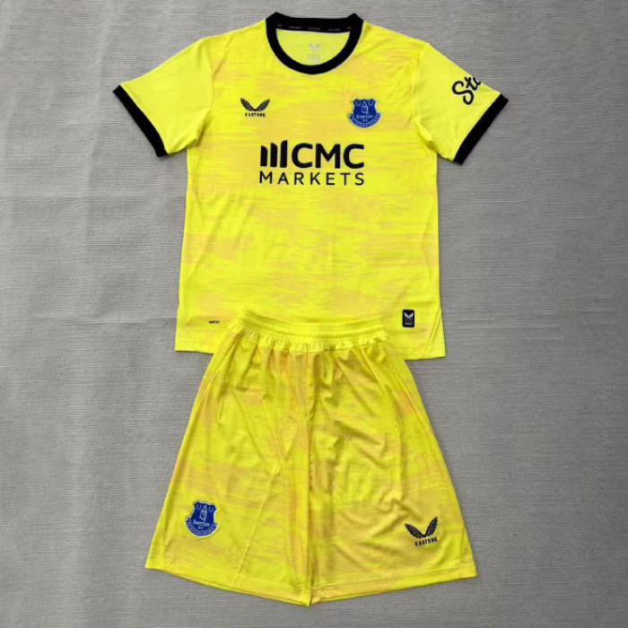 Everton Yellow Goalkeeper Kids Suit 26/27