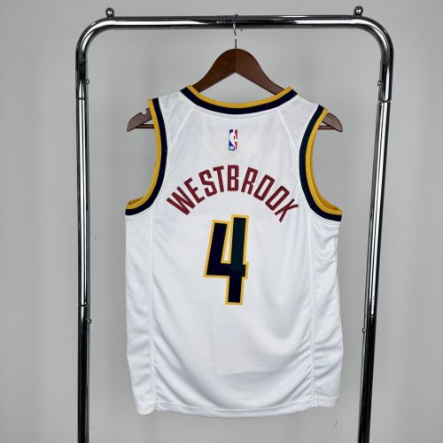Russell Westbrook Denver Nuggets Association Edition Swingman Jersey White