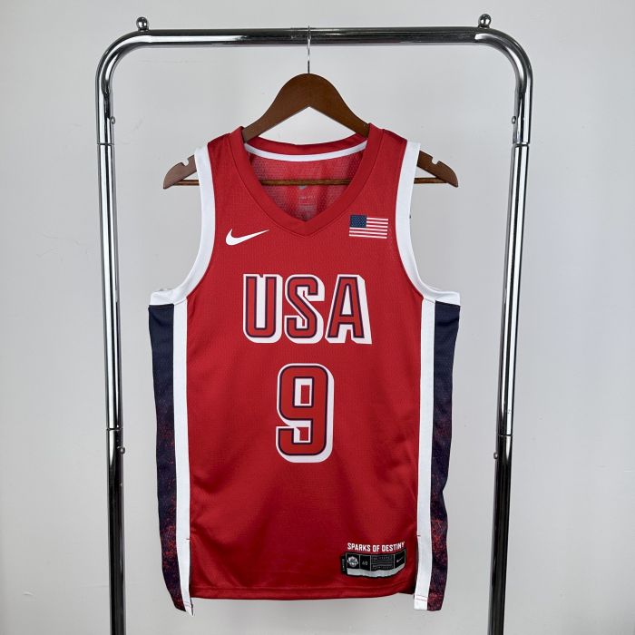 Tyrese Haliburton Tatum Team USA 2024 Swingman Jersey Red