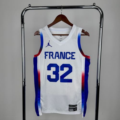 Victor Wembanyama France Basketball Home Swingman Jersey White