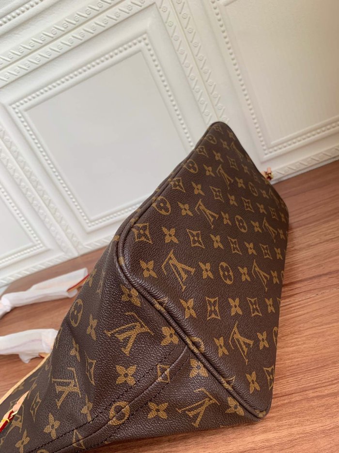 canvas leather neverfull bag ,AAAAA ,size  PM , MM ,GM ,no box, B130-7