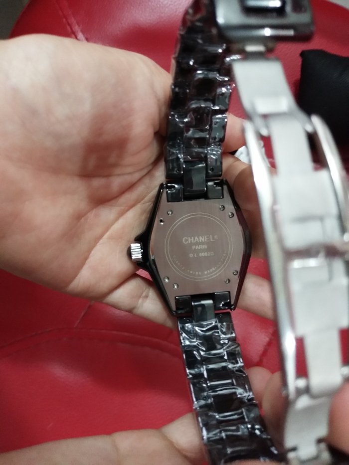 Men and women couple watches, quartz electronic watches, ceramic watches，size : Man 38mm， Women 33mm