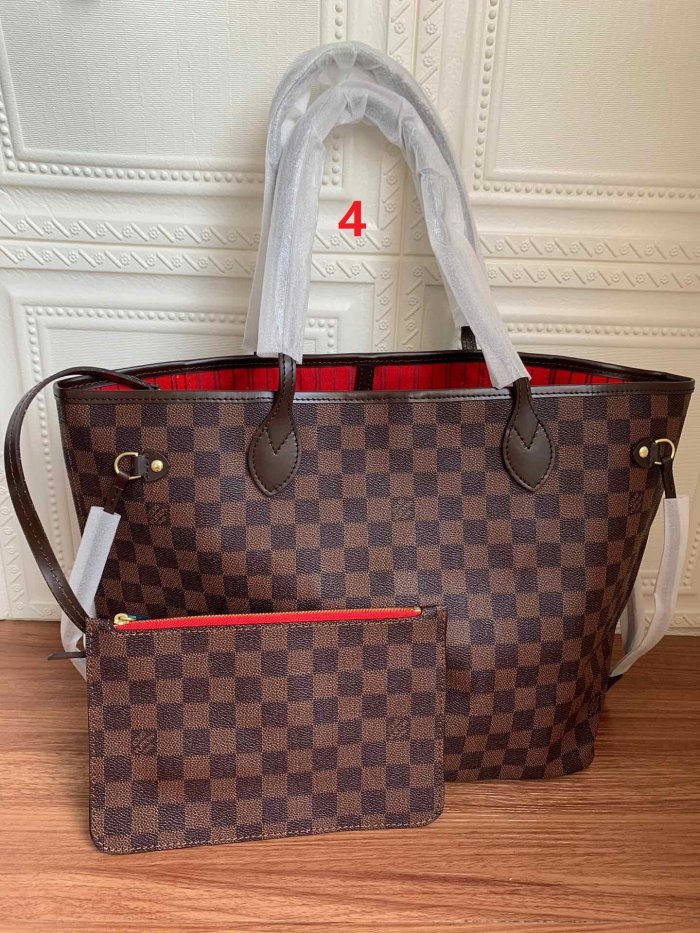 canvas leather neverfull bag ,AAAAA ,size  PM , MM ,GM ,no box, B130-4