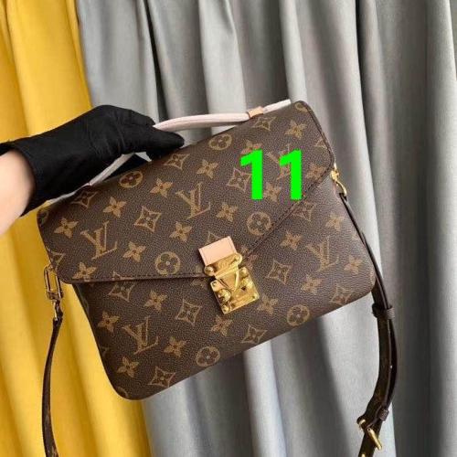 canvas and leather bag,top quality, no box,with dust bag size 25X19X9cm, B150-11