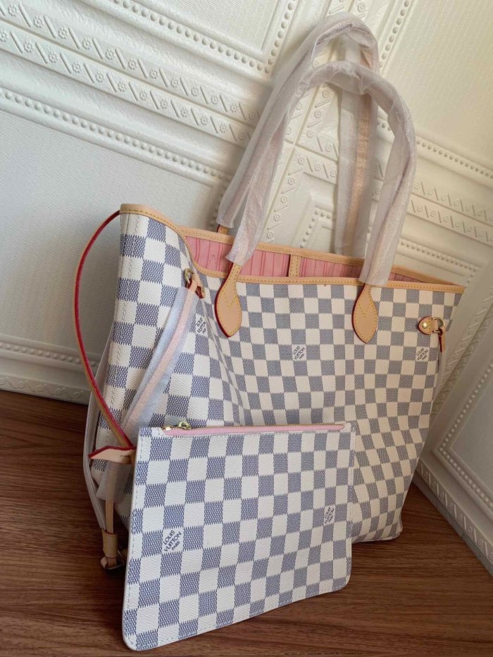 canvas leather neverfull bag ,AAAAA ,size PM , MM ,GM ,no box, B130-9